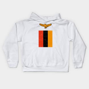 Zambia // Vintage Faded Style Flag Design Kids Hoodie